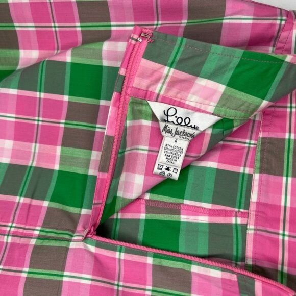 Vibrant Plaid Skirt by Lilly Pulitzer for Miss Jackson's in Tulsa - Picture 3 of 7